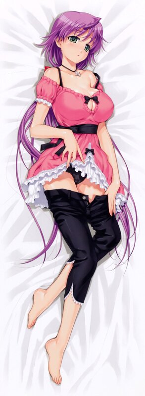 anime girl in pink dress