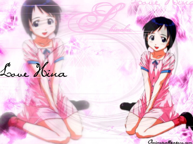 Anime girl in pink dress