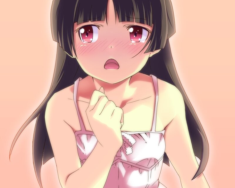 anime girl in pink dress