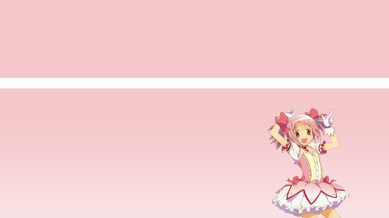 anime girl in pink dress