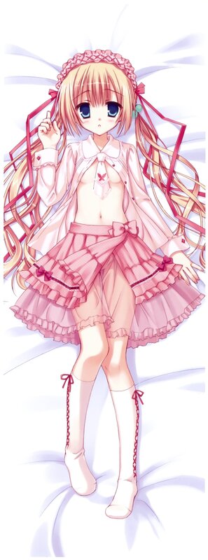 Anime Girl in Pink Dress — Innocent, Manga