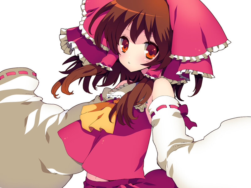 Anime Girl in Pink Dress — Playful
