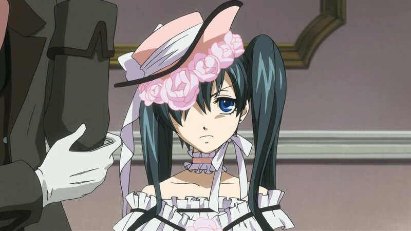 anime girl in pink hat