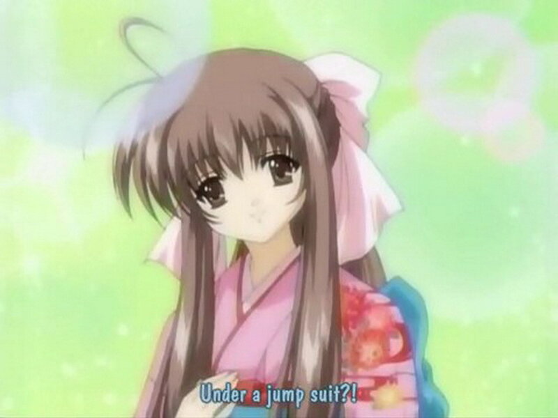 anime girl in pink kimono
