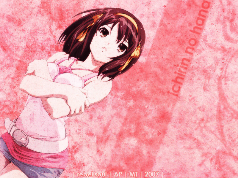 Anime Girl in Pink Outfit — Calm, Anime Character