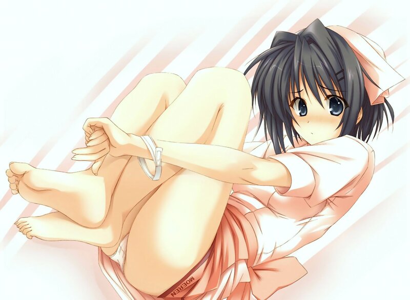 Anime Girl in Pink Outfit — Calm, Pink Bow