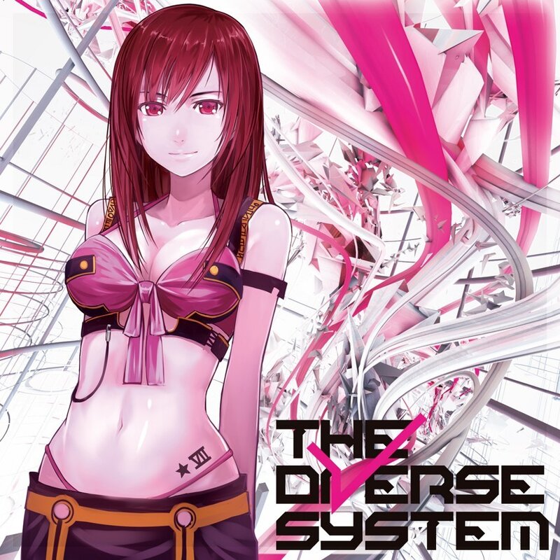 Anime Girl in Pink Outfit — Futuristic