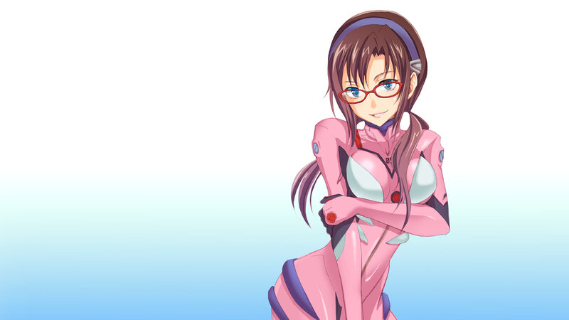 anime girl in pink suit