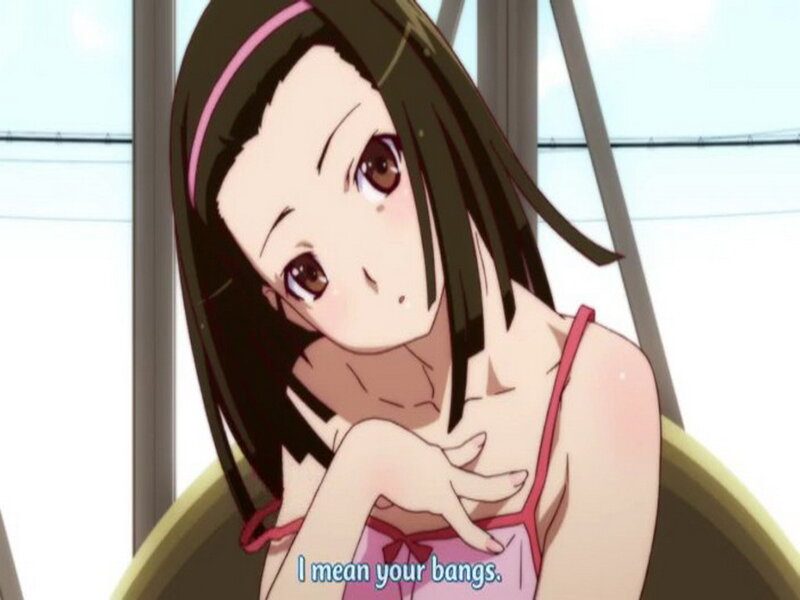 Anime Girl in Pink Top — Calm