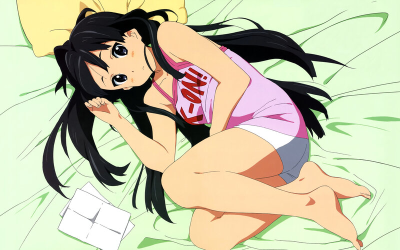 anime girl in pink top