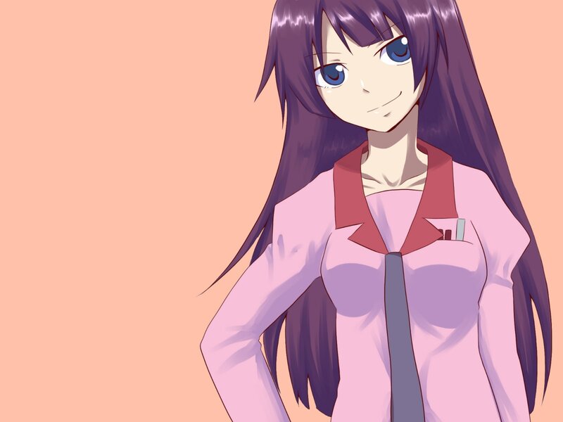 anime girl in pink uniform