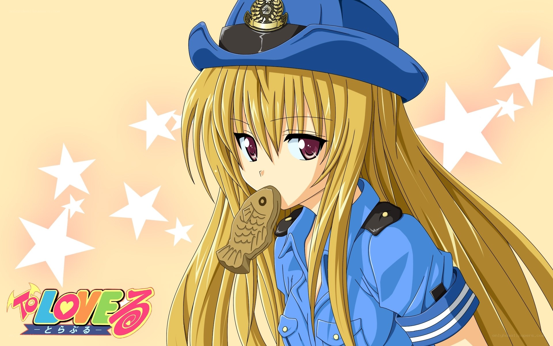 anime girl in police uniform