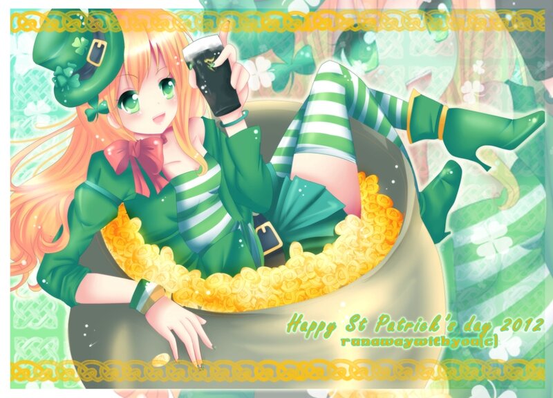 Anime Girl in Pot