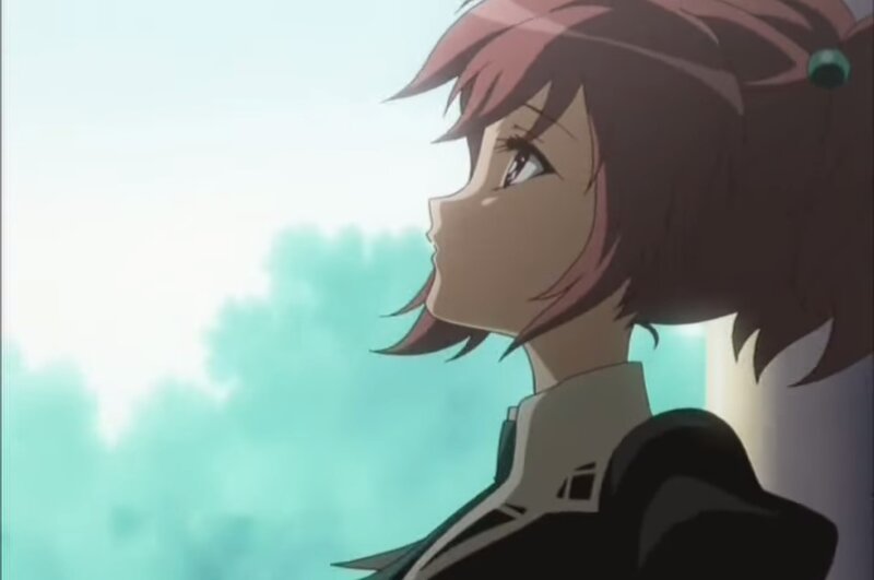 Anime Girl in Profile — Brown