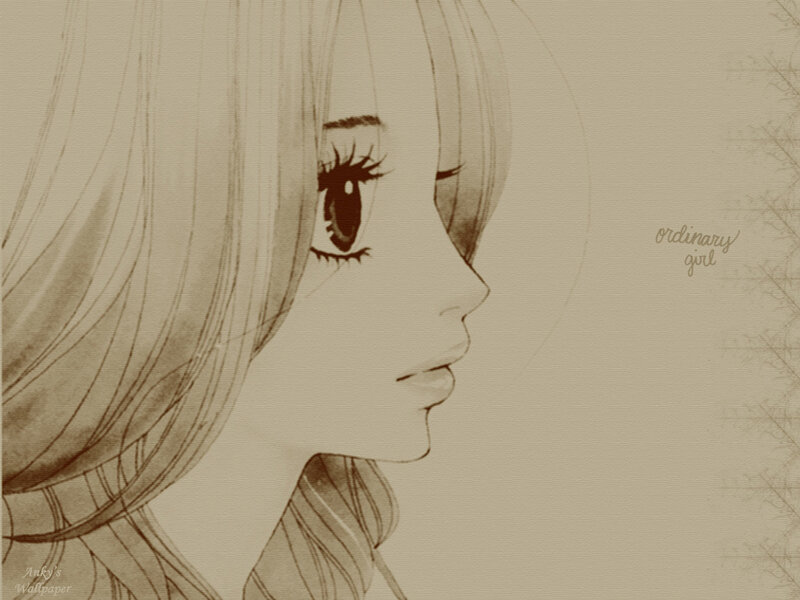 Anime Girl in Profile