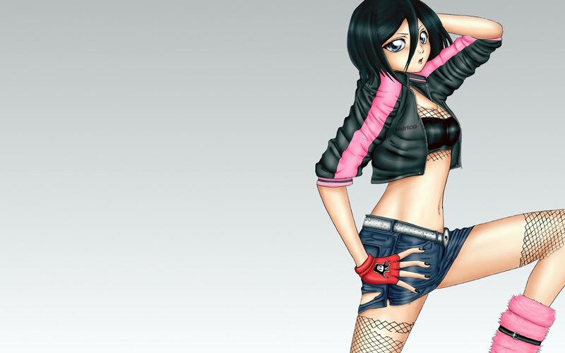 anime girl in punk outfit