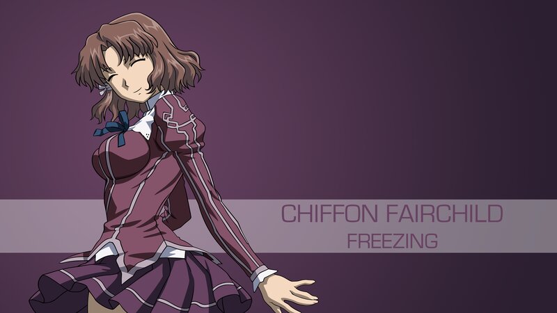 Anime Girl in Purple Dress — Calm, Text