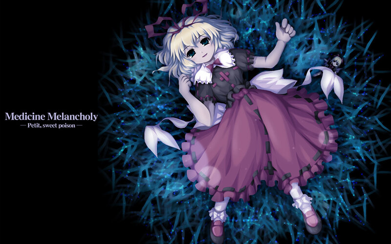 Anime Girl in Purple Dress — Dreamy, Night