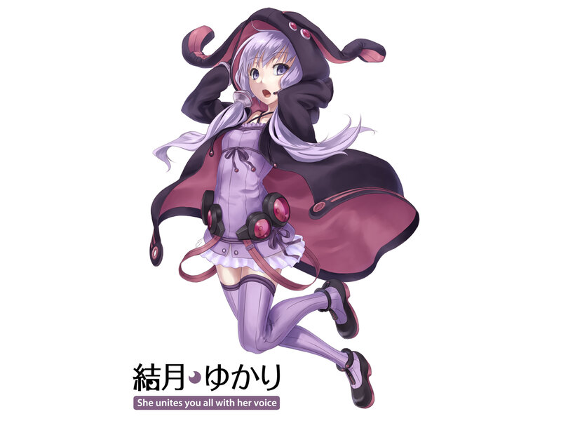 Anime Girl in Purple Outfit — Playful, Cape