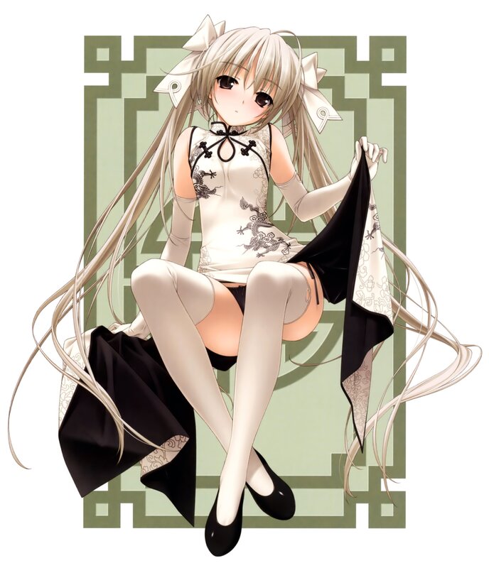 anime girl in qipao