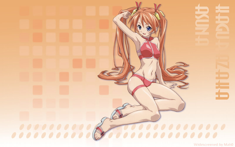 anime girl in red bikini