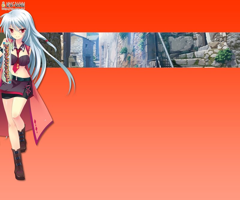 anime girl in red cape