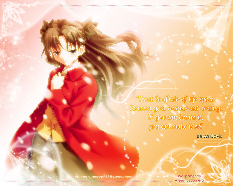 Anime Girl in Red Coat — Dreamy