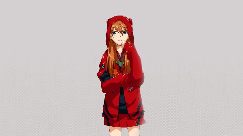 Anime Girl in Red Coat — Neutral