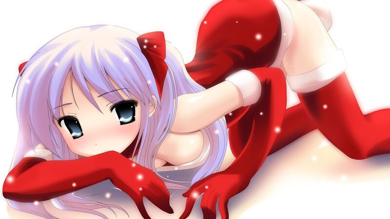 anime girl in red costume