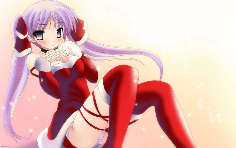 anime girl in red costume