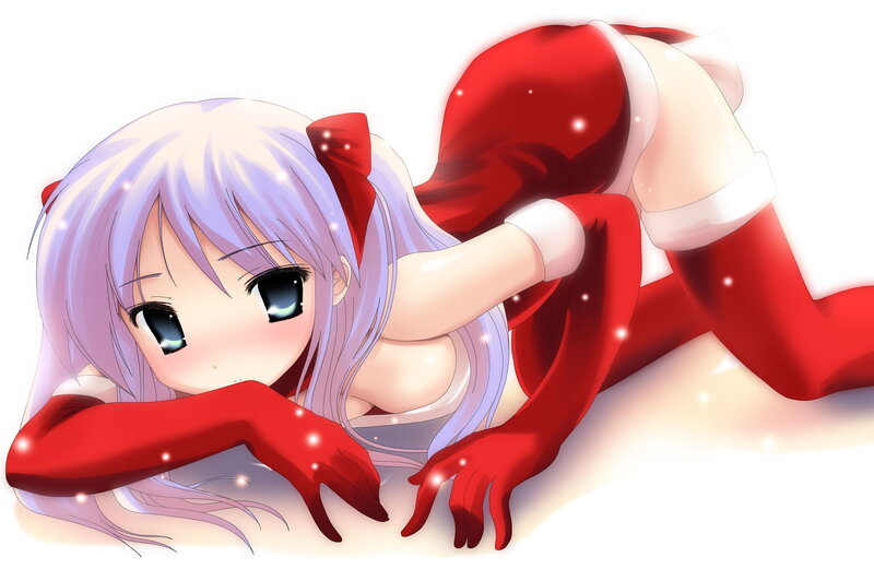 anime girl in red costume