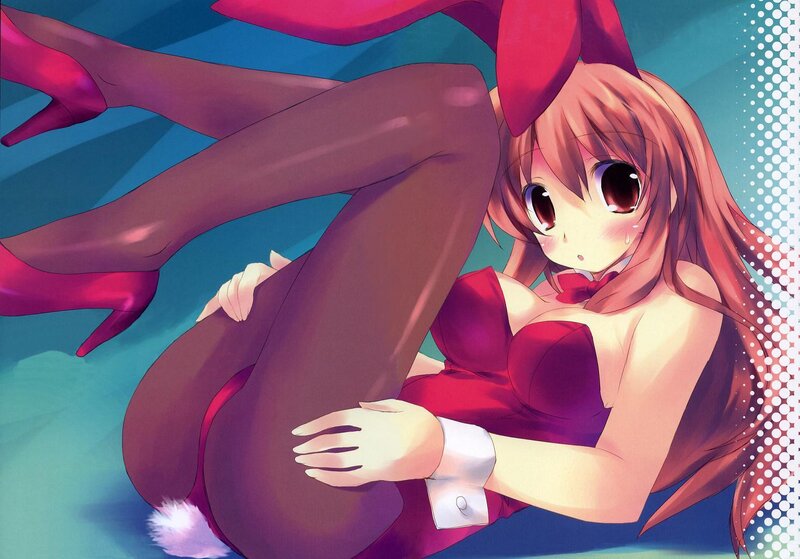 anime girl in red costume