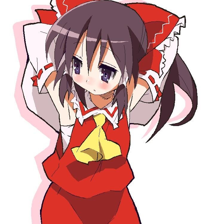 anime girl in red dress