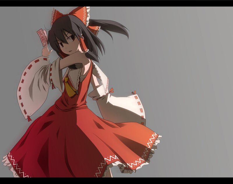 anime girl in red dress