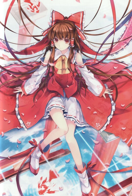 anime girl in red dress