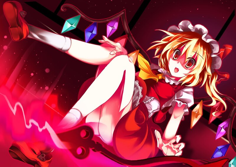 anime girl in red dress