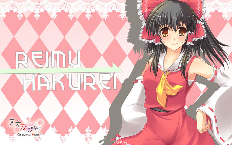 Anime Girl in Red Dress — Pink, Playful, Bow