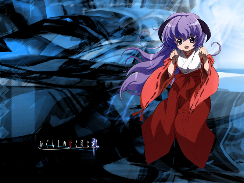 anime girl in red kimono