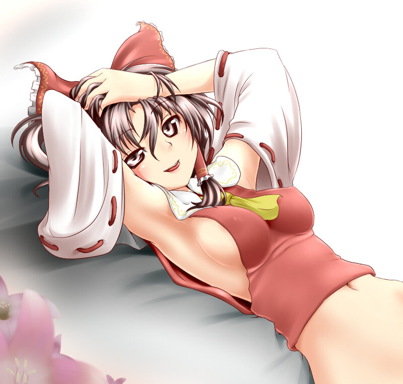 anime girl in red outfit