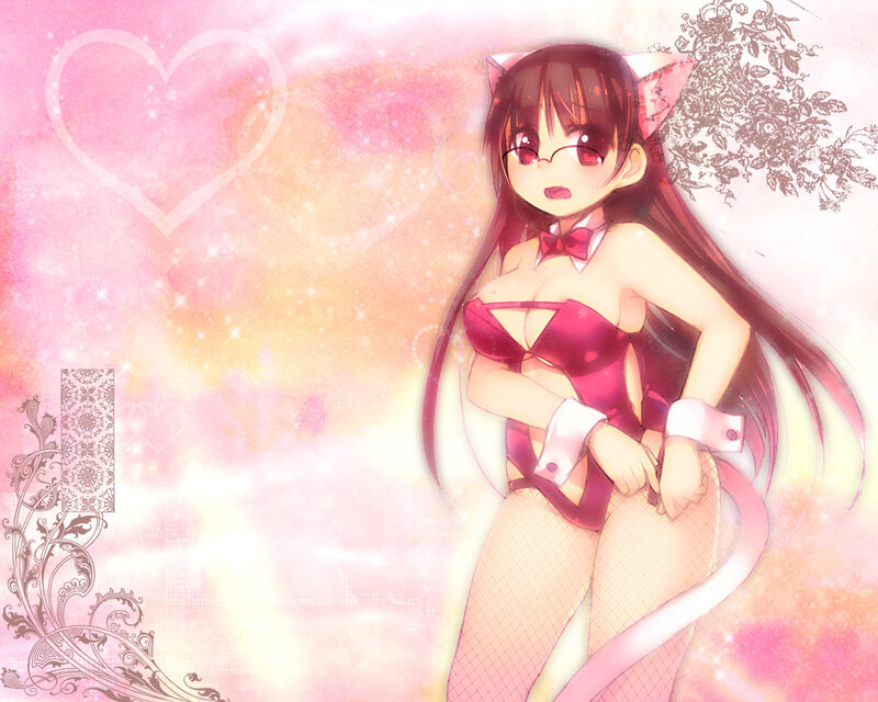anime girl in red outfit