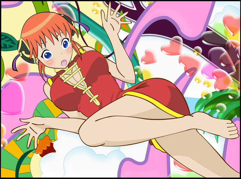 anime girl in red outfit
