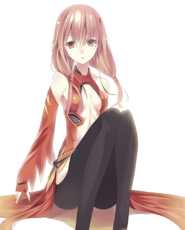 anime girl in red outfit