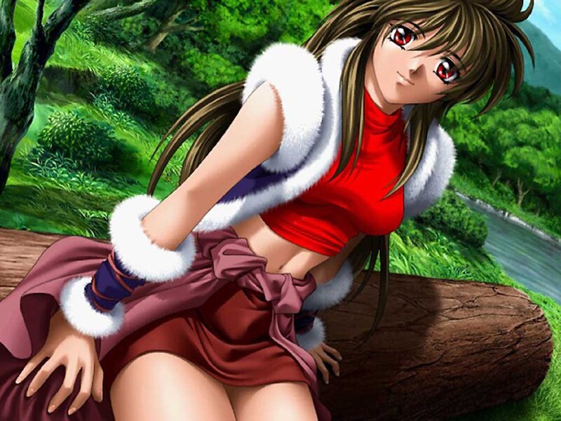 anime girl in red outfit