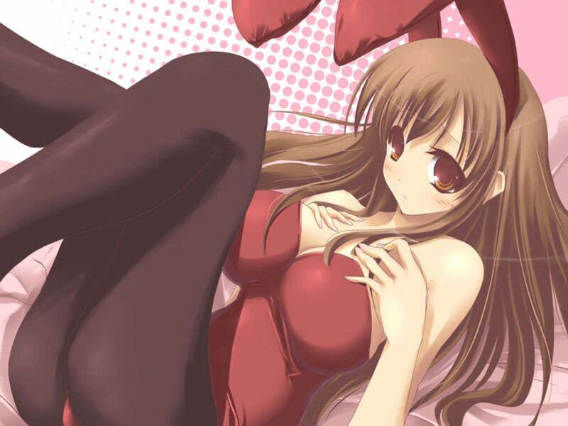 anime girl in red outfit