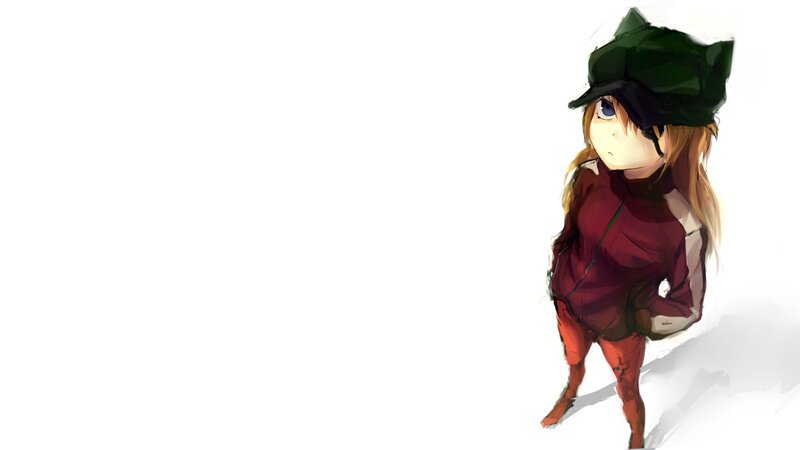 anime girl in red outfit