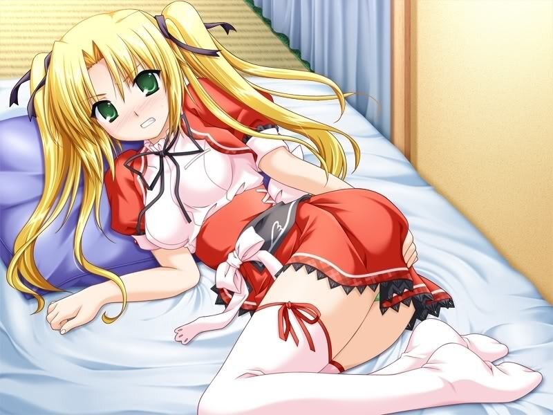 anime girl in red outfit