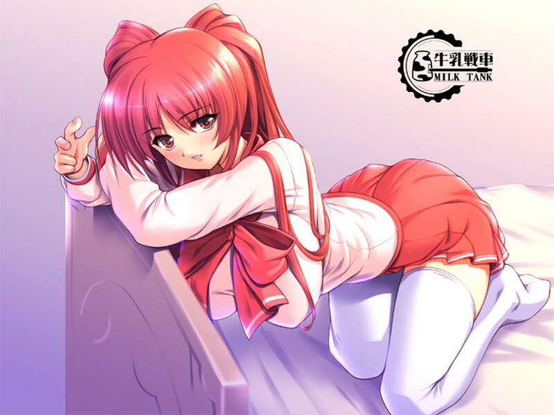anime girl in red outfit