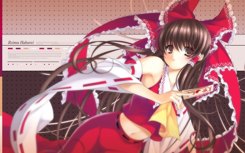 Anime Girl in Red Outfit — Calm