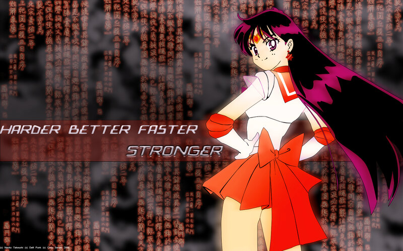 Anime Girl in Red Outfit — Determined