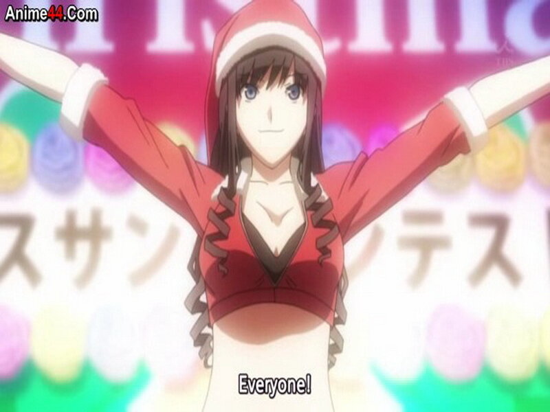 Anime Girl in Red Outfit — Energetic